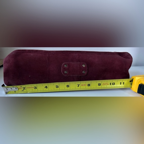 VINTAGE KOOBA SUEDE BAG, ORIGINAL HARDWARE, GORGEOUS,RICH COLOR. MINT CONDITION - Picture 13 of 15